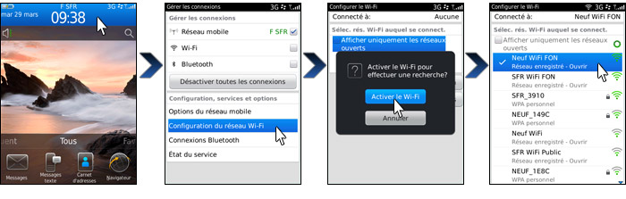 Blackberry Wifi Comment Se Connecter