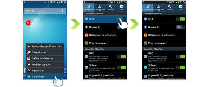 Comment Activer Wifi Direct Sur Samsung Comment connecter votre Samsung Galaxy S4 en WiFi
