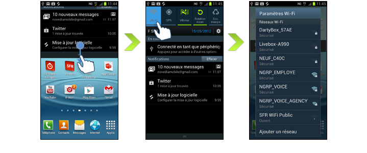Comment Activer Wifi Direct Sur Samsung Comment connecter votre Samsung Galaxy Trend en WiFi