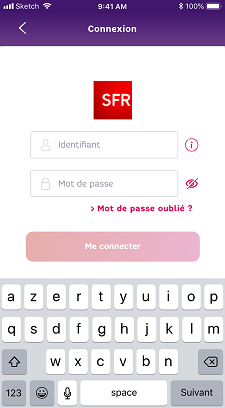 Se connecter à l appli SFR Moi et l utiliser