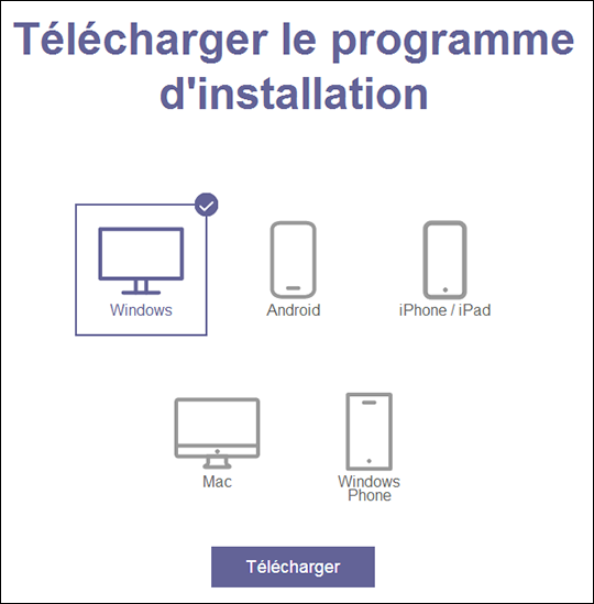 installer la ligne sur pc
