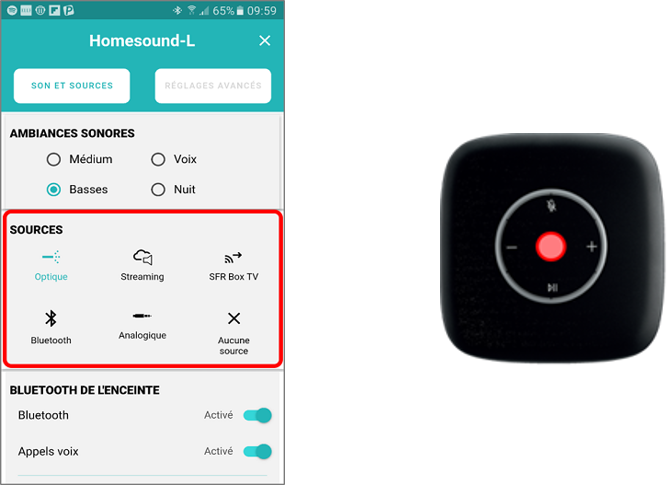 Utiliser Les Enceintes Sfr Homesound