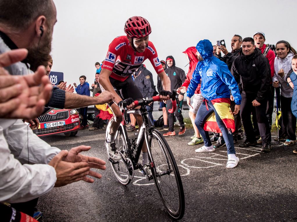 Chris Froome lors de la Vuelta 2017
