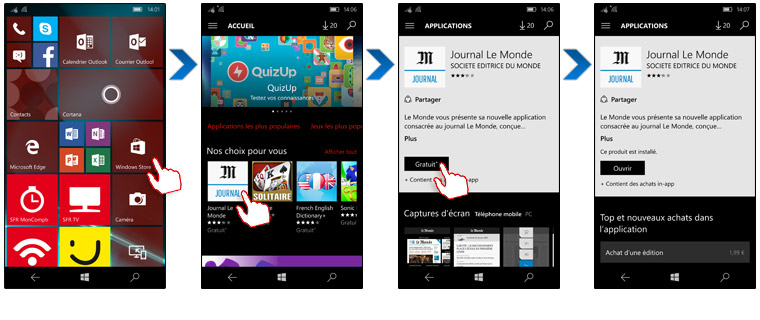 comment telecharger appli microsoft