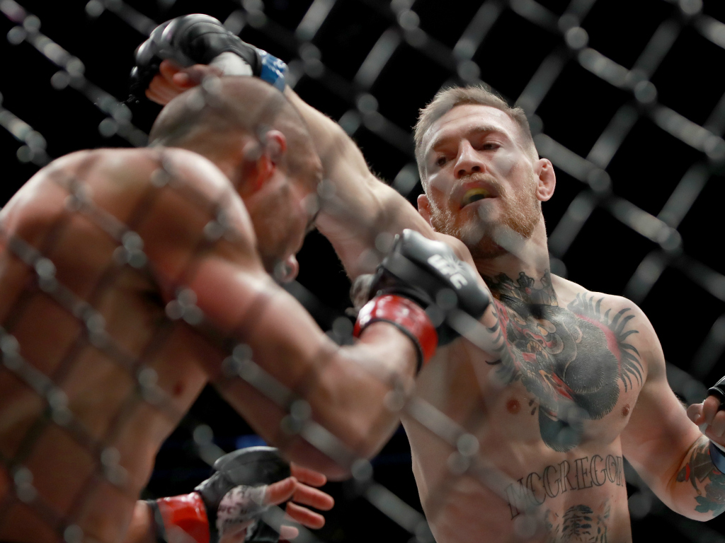 Conor McGregor lors de l'UFC 205