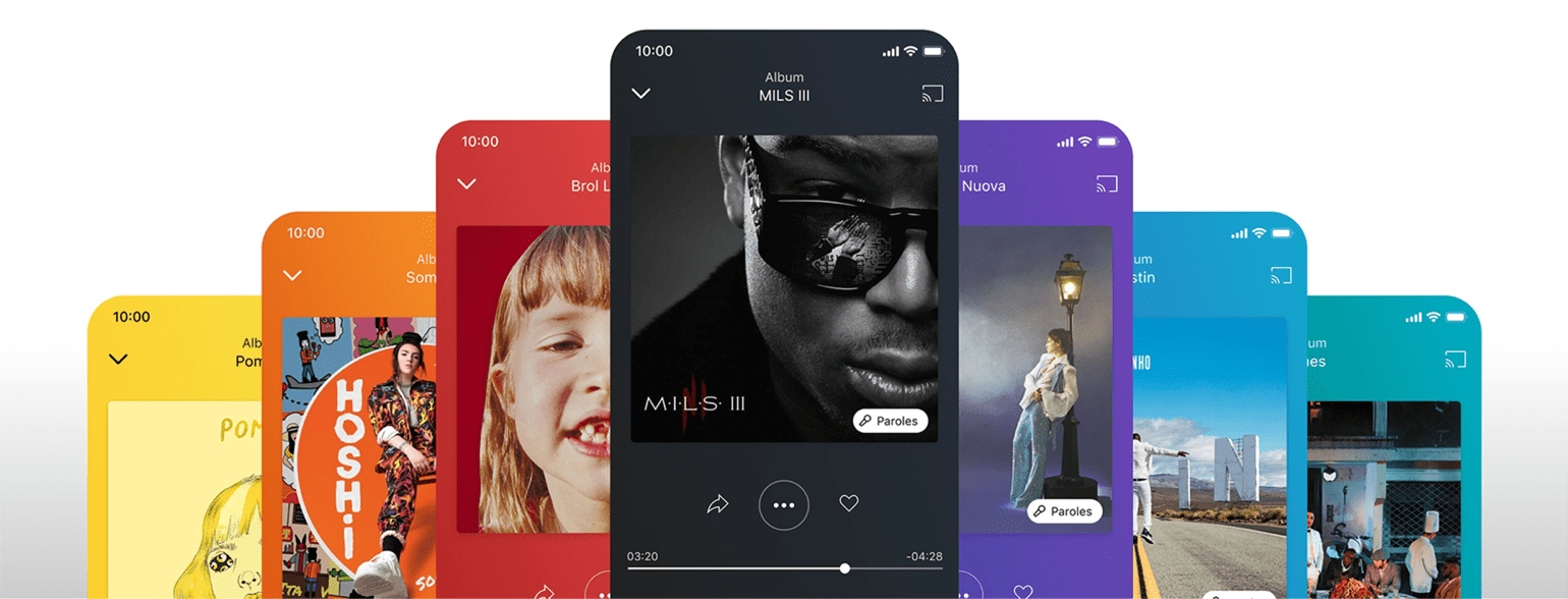 Pochettes d'albums Deezer
