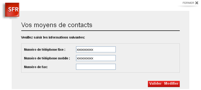 Changer De Numéro De Portable Sfr Comment modifier votre numéro de téléphone de contact