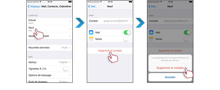 Comment Supprimer Un Compte Sur Iphone Comment supprimer une adresse email de votre iPhone 7
