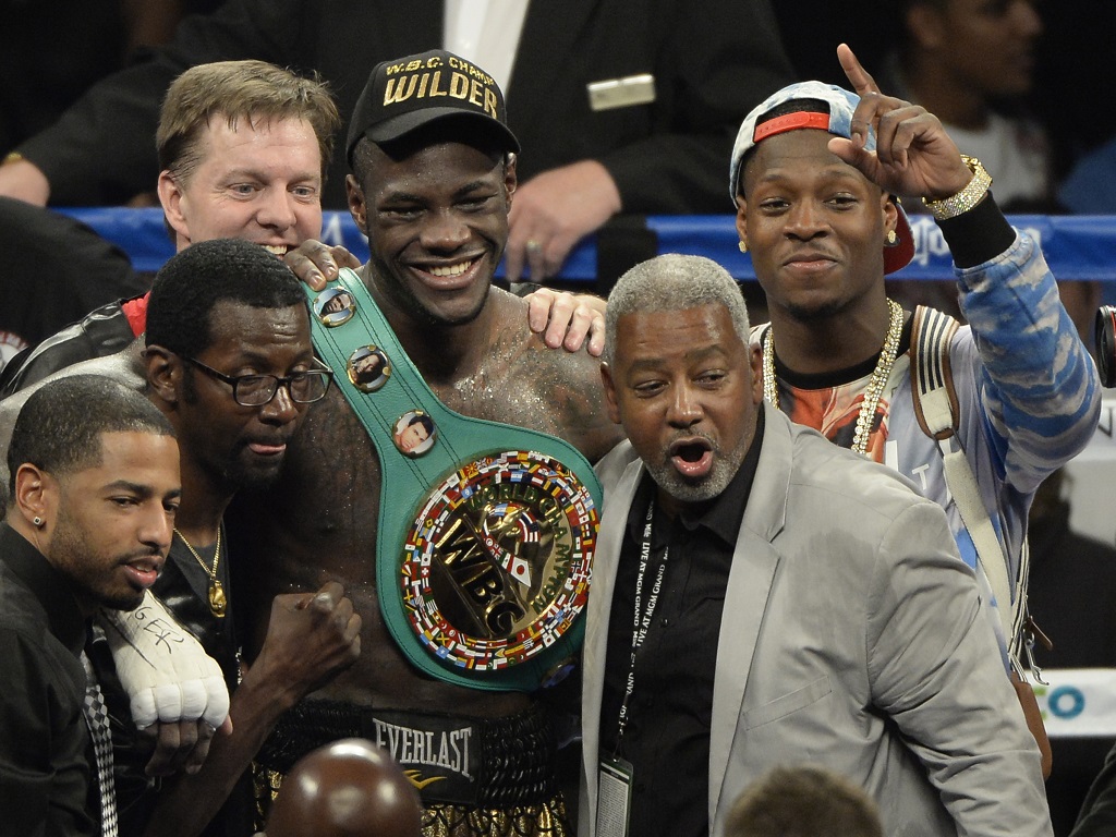 Deontay Wilder et son clan