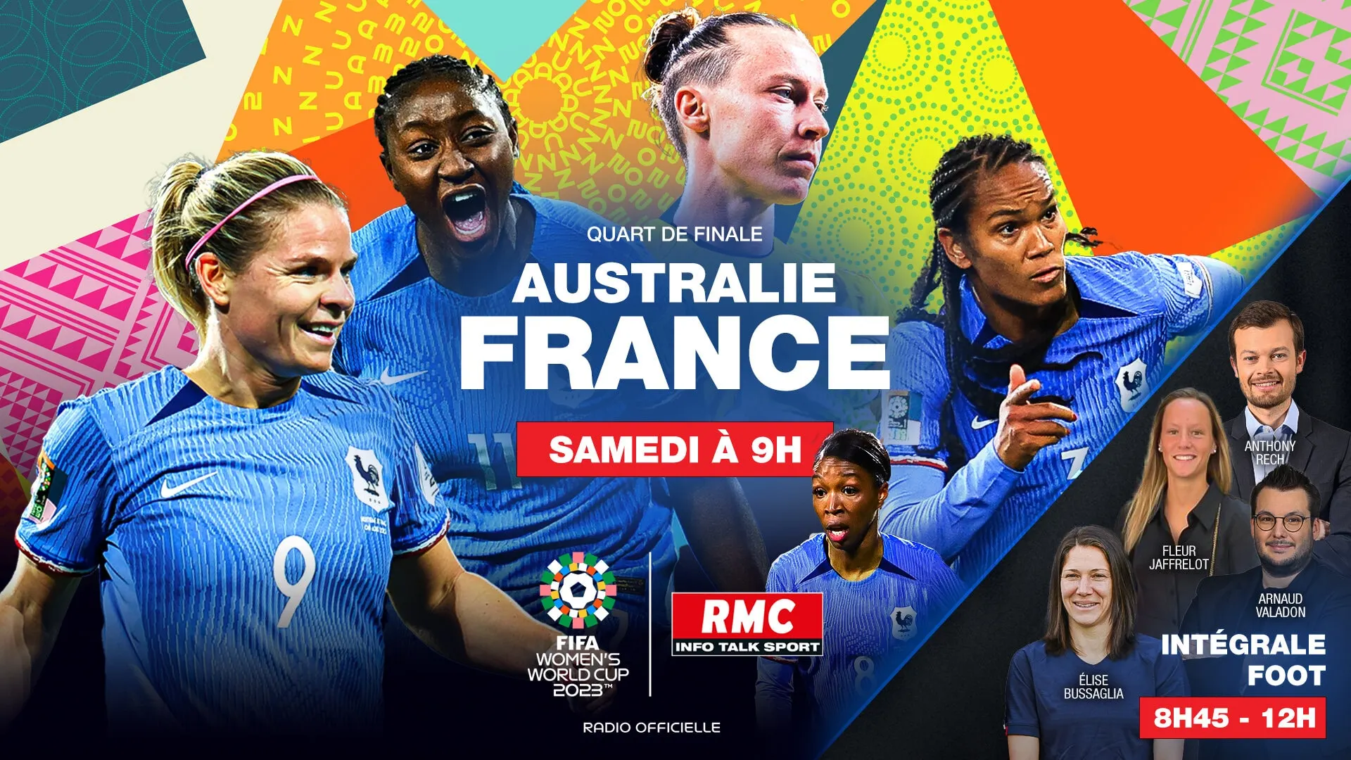 RMC, radio officielle de la Coupe Du Monde Féminine de football 2023