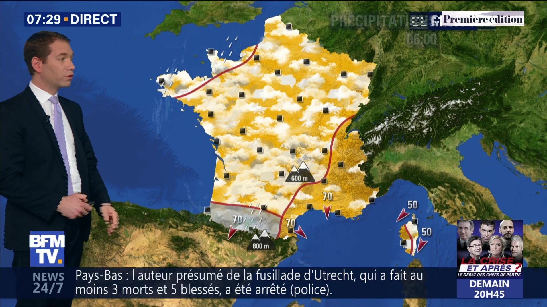 EN VIDEO - La météo de ce mardi 19 mars 2019