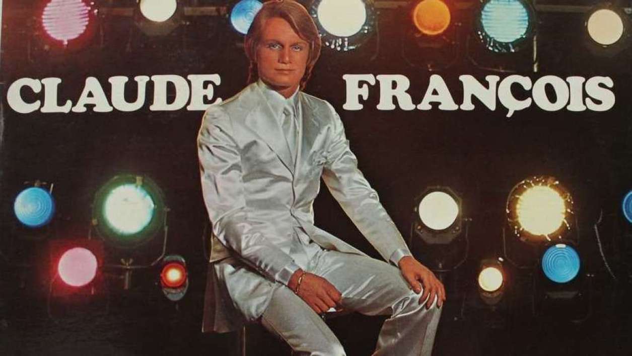 Claude François sur la pochette de son single