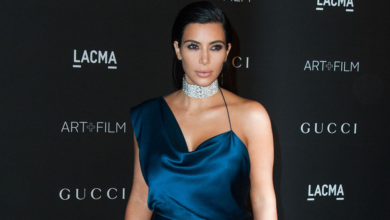 Kim Kardashian le 2 novembre 2014 à Paris