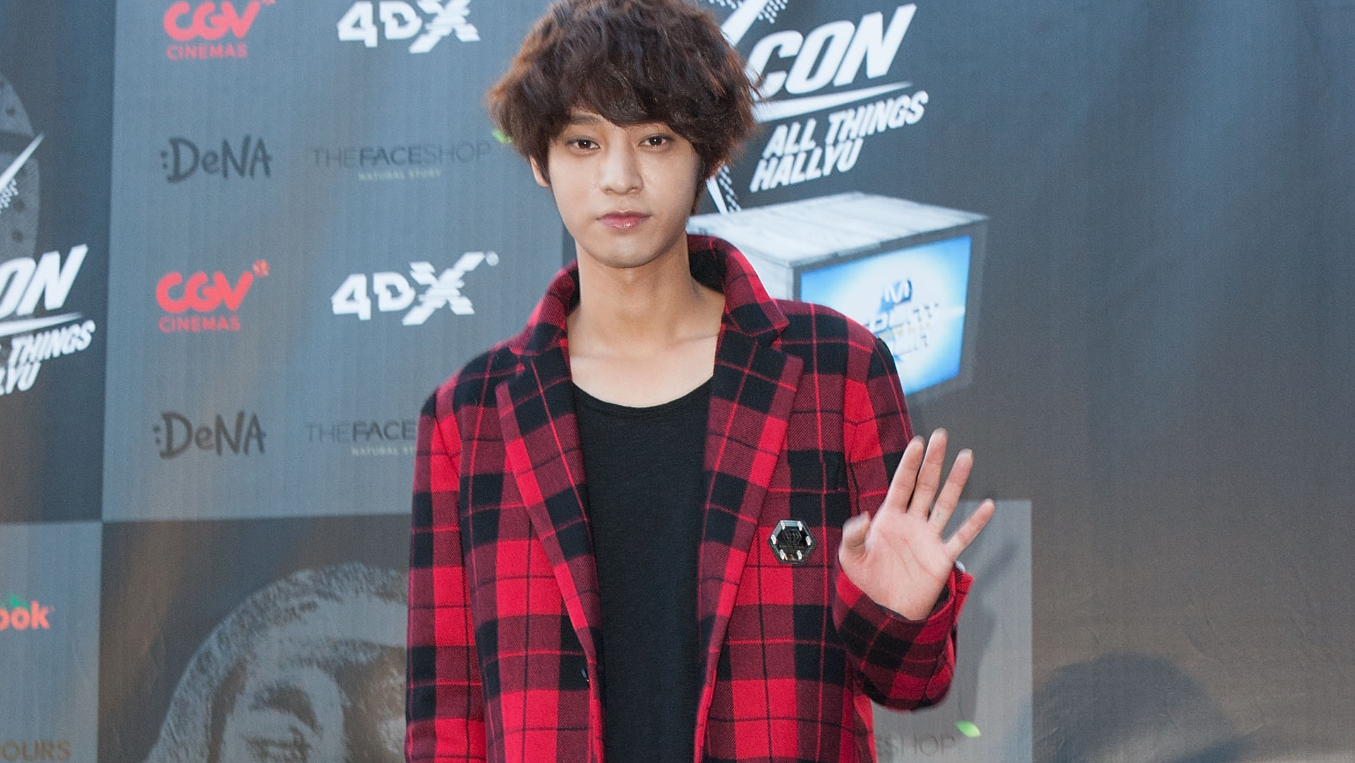 Le chanteur Jung Joon Young à Los Angeles en 2014