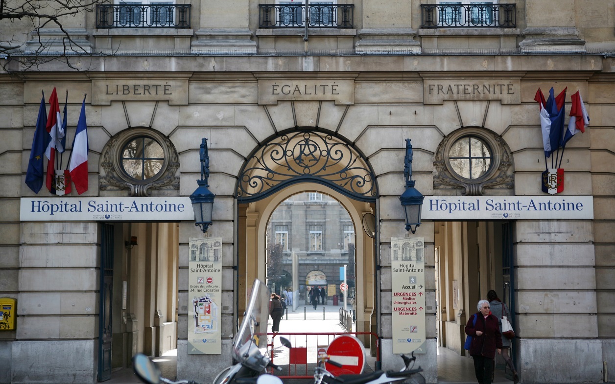 L'hôpital Saint-Antoine, à Paris