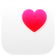 Icône de l’app Santé, cœur rose sur carré blanc