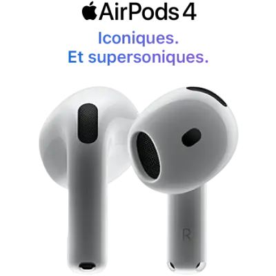 AirPods 4. Iconiques. Et supersoniques