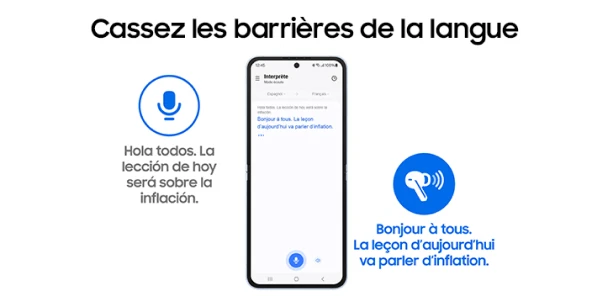 Casser les barrières de la langue grâce à Galaxy AI