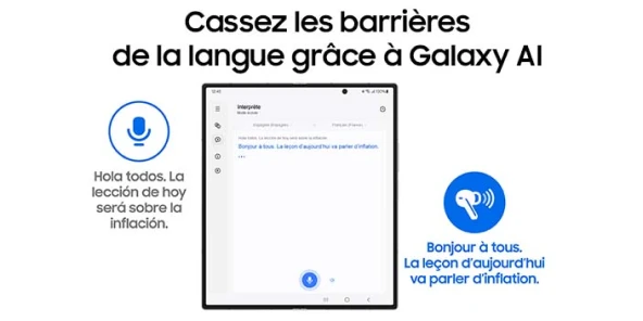 Casser les barrières de la langue grâce à Galaxy AI