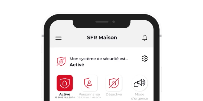 QR code de l'application SFR Maison