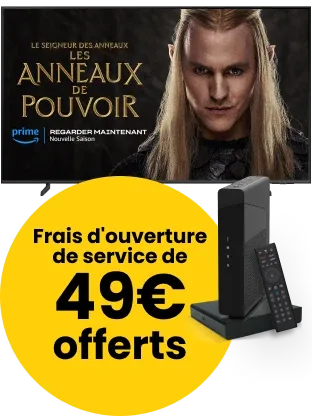 Frais d'ouverture de service de 49€ offerts