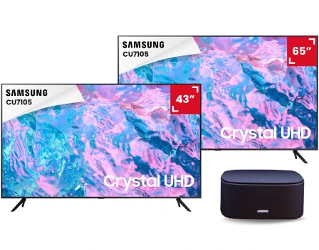 Offre box SFR Premium avec téléviseur Samsung 4K CU7105 43 pouces à 29€