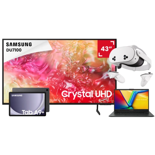 package équipement bundle Samsung + casque meta + tablette A9