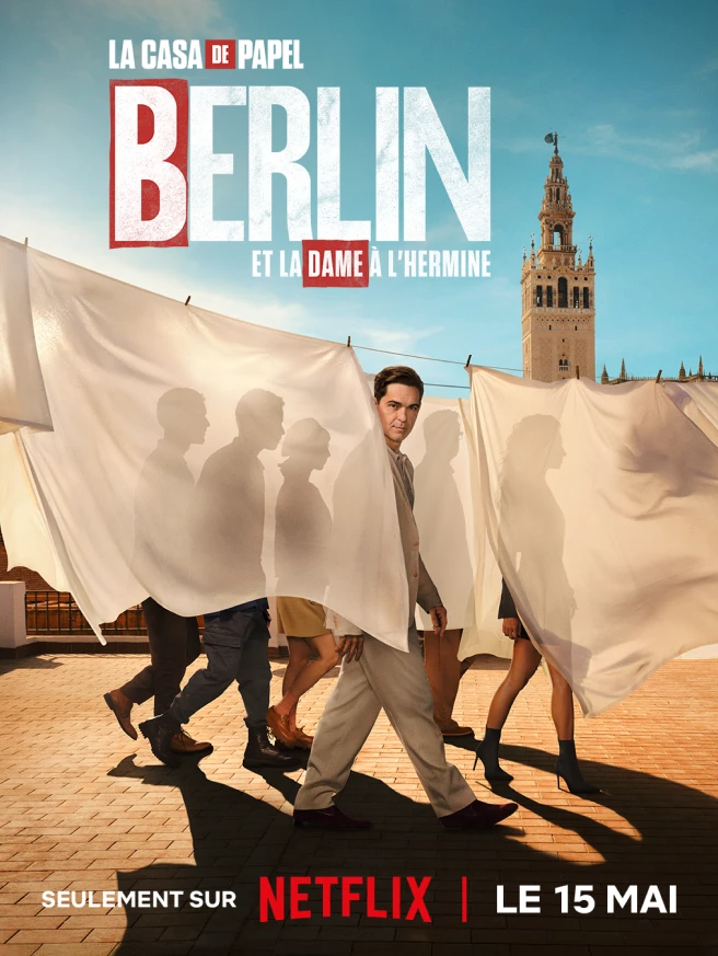 la casa de papel. Berlin et la dame à l'hermine. Seulement sur Netflix. Disponible le 15 mai