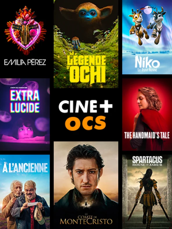 Retrouvez un grand nombre de series et de films sur Ciné+ OCS, comme Un p'tit truc en plus, Extra Lucide, Le Comte de Montecristo,...