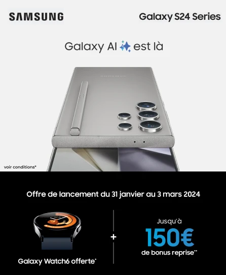 Galaxy A34 5G reconditionné noir 128Go - Samsung reconditionné - RED by SFR