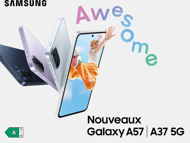 Samsung. Nouveaux. Awesome. Classe énergétique A