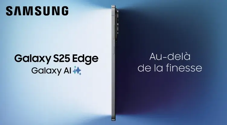Galaxy S25 Edge, Galaxy Ai. Au-delà de la finesse.