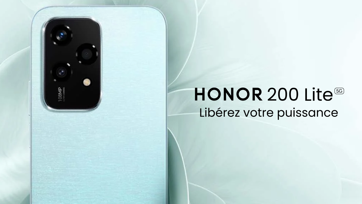 Libérez votre puissance avec le HONOR 200 Lite 5G.