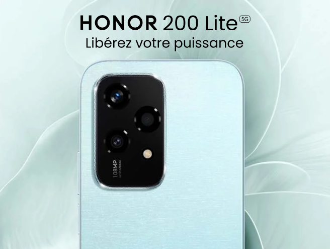 Honor 200 Lite 5G, libérez votre puissance