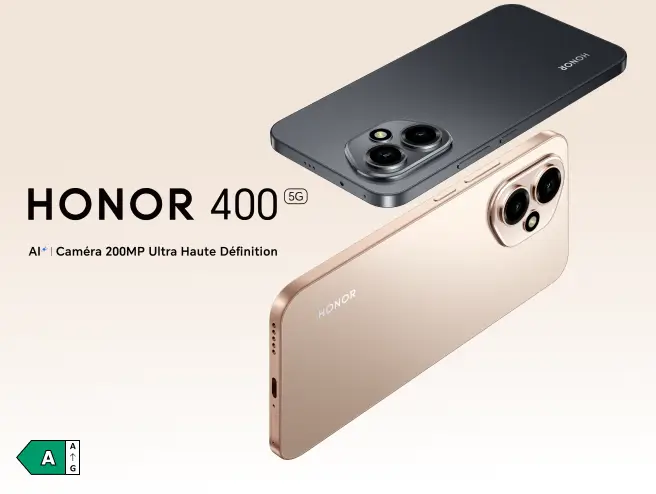 AI. Caméra 200MP Ultra Haute Définition. Classe énergétique A