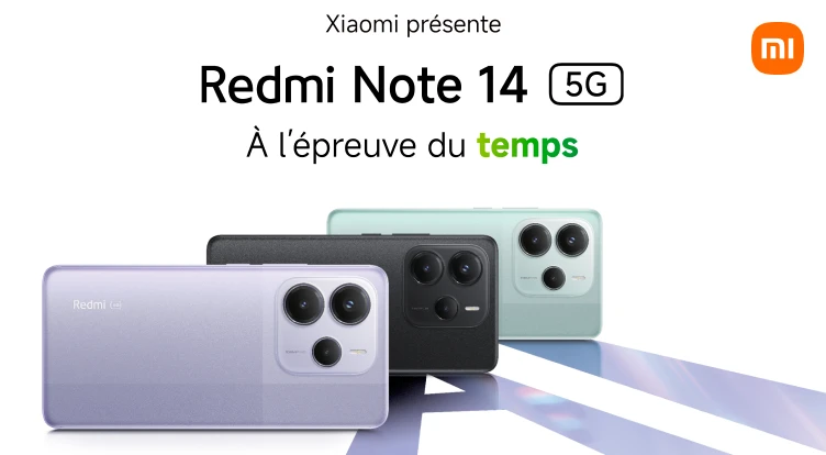 Redmi Note 14 5G, à l'épreuve du temps
