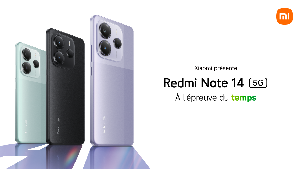 Redmi Note 14 5G, le smartphone Xiaomi à l'épreuve du temps.