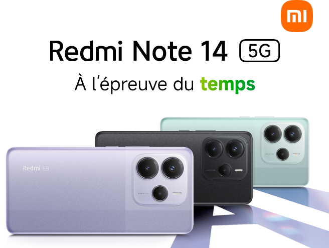 Redmi Note 14 5G, à l
