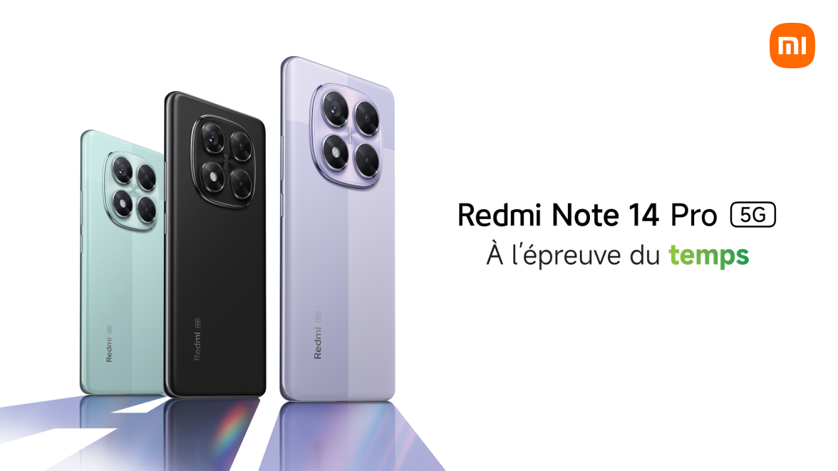 Redmi Note 14 Pro 5G, le smartphone Xiaomi à l'épreuve du temps.