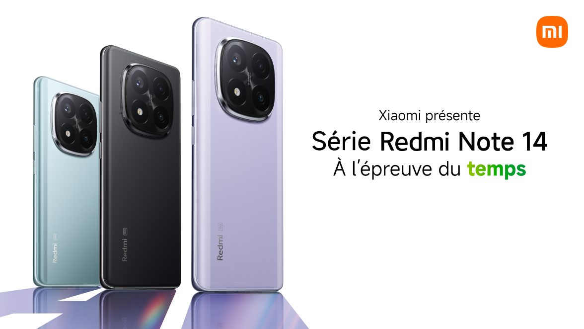 Xiaomi présent la nouvelle série Redmi Note 14 à l'épreuve du temps.