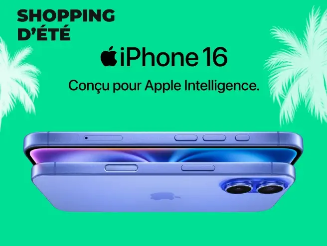 iPhone 16 conçu pour Apple Intelligence.