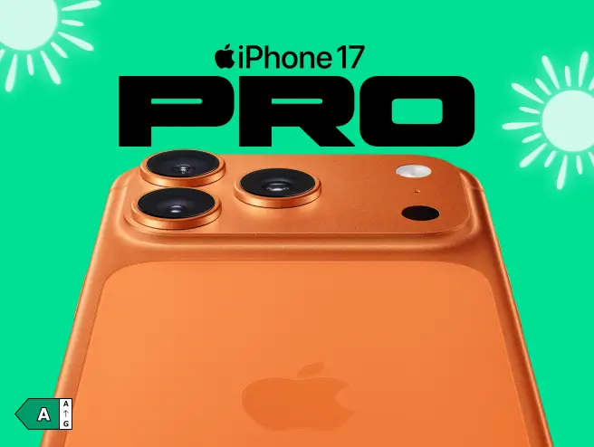 iPhone 17 Pro. Classe énergétique A.