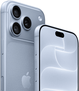 iPhone 18 Pro, glacier, vue avant et arrière montrant le Ceramic Shield, le système caméra à trois objectifs