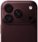 Face arrière d’un iPhone 18 Pro bordeaux, montrant la caméra principale 48 MP avec ouverture variable