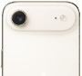 iPhone Air, face arrière, coloris blanc nuage, système caméra principale Fusion dans un plateau au sommet