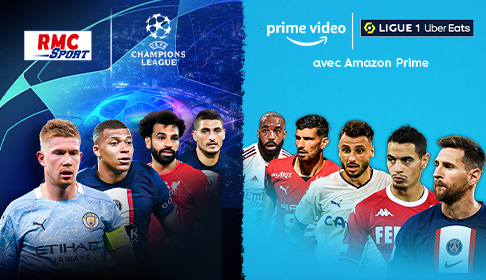 RMC Sport + Amazon Prime + Ligue 1 Uber Eats