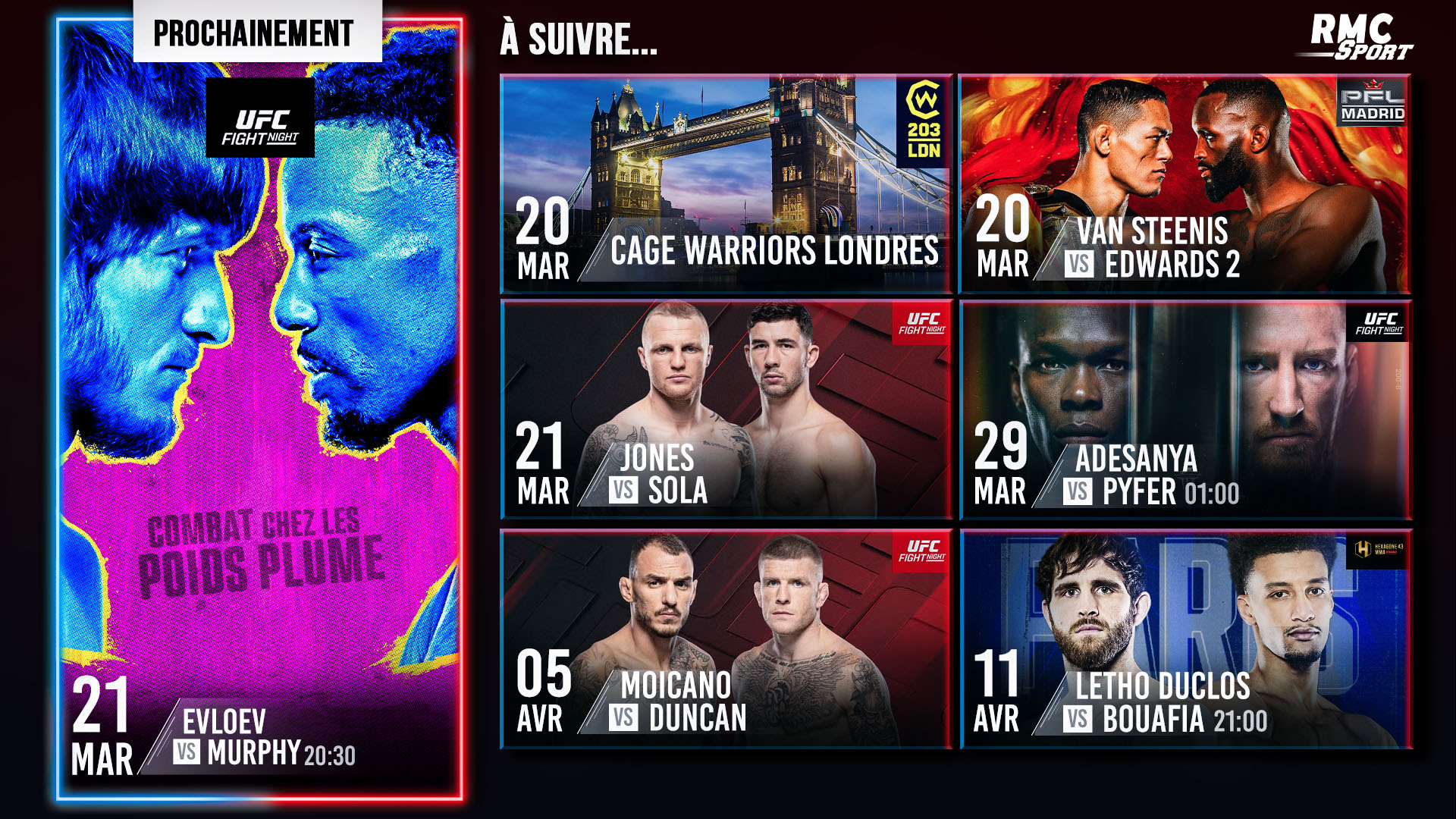 Programme RMC sports