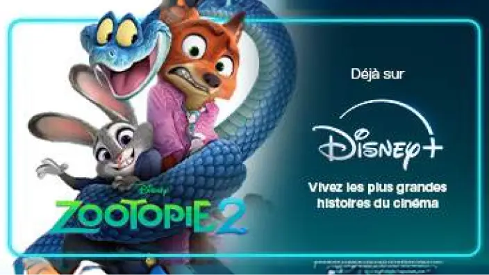 Zootopie 2 déjà sur Disney+ , vivez les plus grandes histoires du cinéma