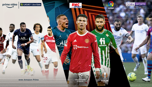 RMC Sport + beIN SPORTS + Amazon Prime + Pass Ligue 1