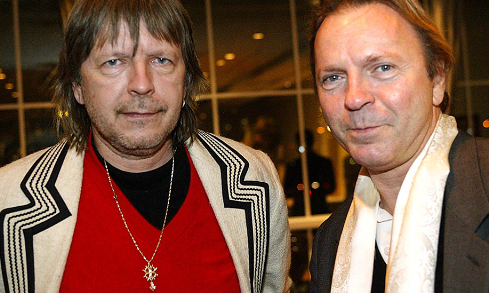 Renaud avec son frère Thierry Séchan en 2004
